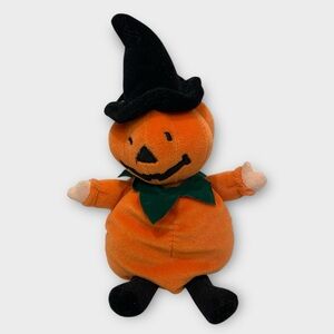 Smilin' Jack Vintage SEARS Halloween Pumpkin Bean Bag Plush Toy